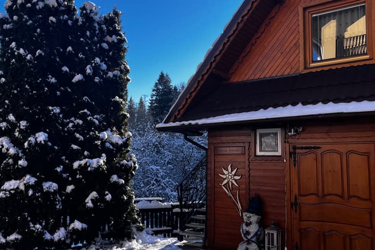 Štýlová chata Nikola a Apartmán Otília im Winter