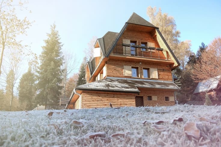 Chata Sokol v zime