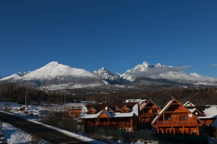 Ferienwohnung Nová Lesná im Winter