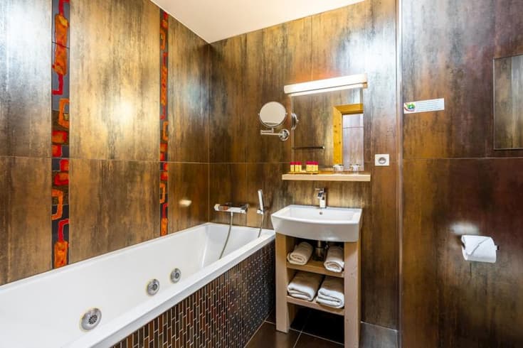 Dvojúrovňový apartmán v hlavnej budove A Apartmán s 1 spálňou - Súkromné Apartmány v Hoteli Kukučka