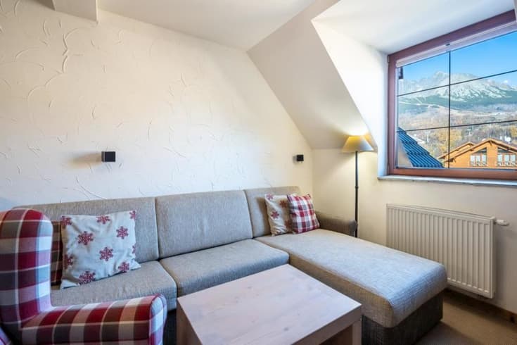 Apartmán s 1 spálňou v hlavnej budove A - Výhľad na Tatry  - Súkromné Apartmány v Hoteli Kukučka