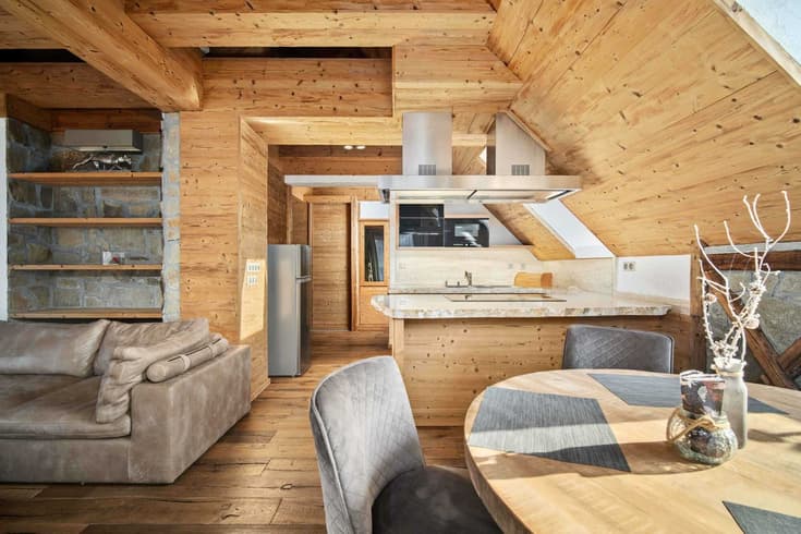 Prezidentský Apartmán s 3 spálňami a s 2 kúpeľňami v budove Residence - Výhľad na Tatry  - Súkromné Apartmány v Hoteli Kukučka