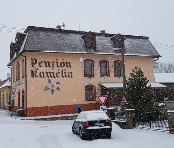Penzión Kamélia v zime