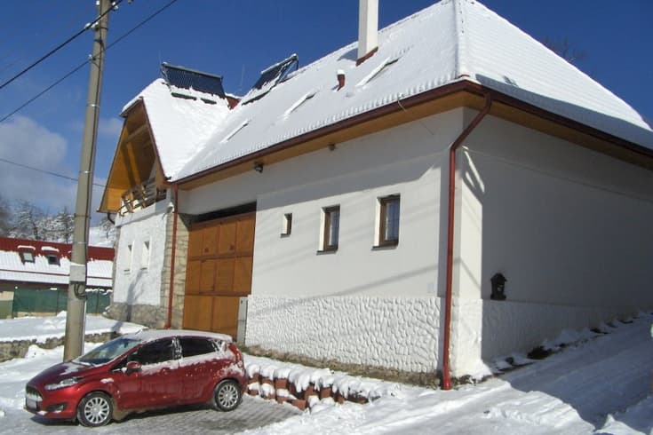 Apartmány U Zemänov na Šajbe v zime