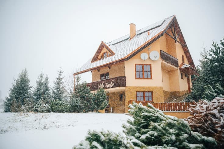 Vila Zuzka v zime