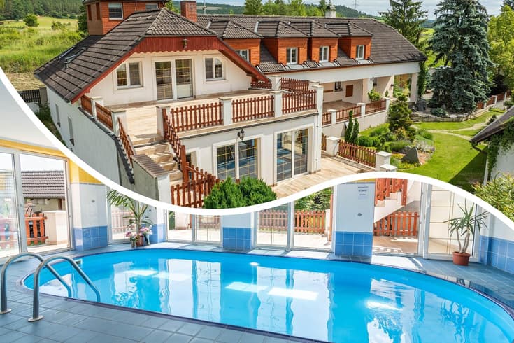DŘEVNÍKY RESORT SLAPY s vnitřním vyhřívaným bazénem