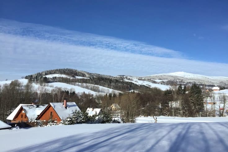 Chalupa Dolní Morava in the winter