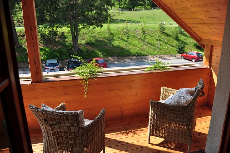 Apartmá s balkónem Apartmán s 1 ložnicí - Penzion Statek Samsara
