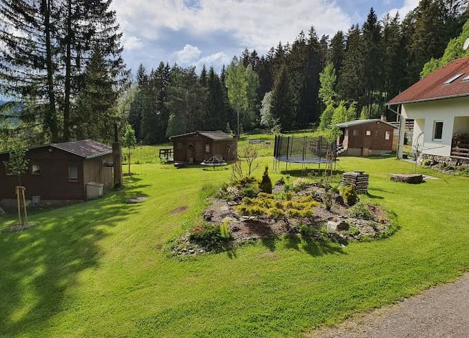 Chatová osada JAF - Lipno v zimě