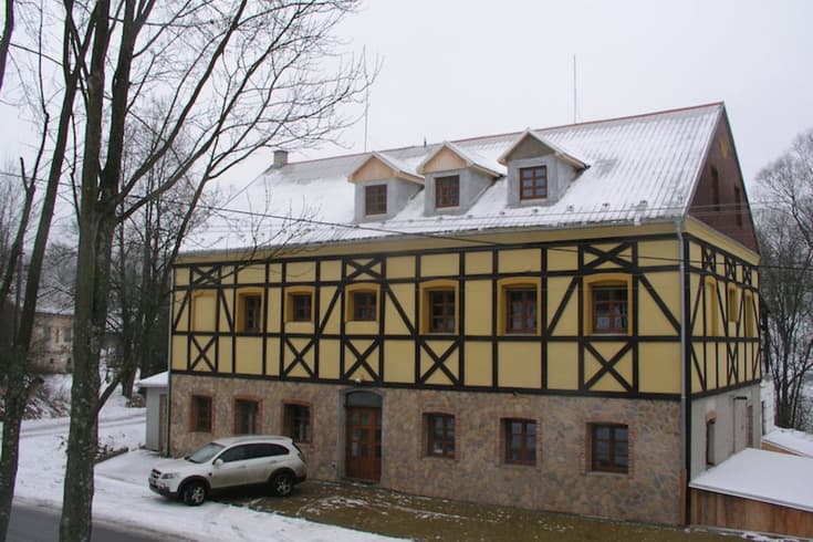 Pension & Apartments Stará škola in the winter