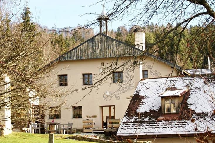 Apartmány Trnov v zimě