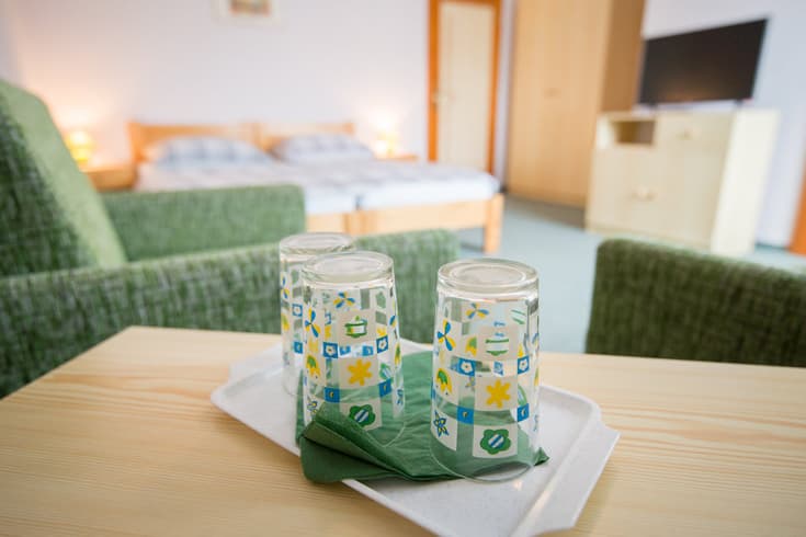 Rodinná izba č. 2 Dvojlôžková izba s 2 prístelkami - Privát Vypka