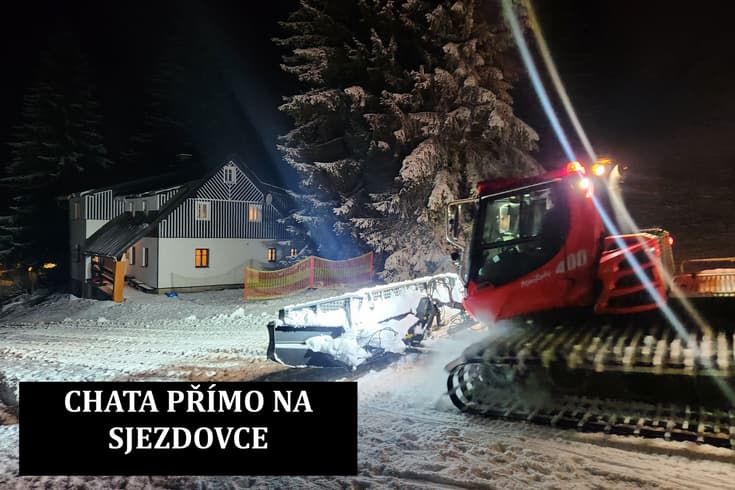 Horská Chata Studánka na sjezdovce v létě