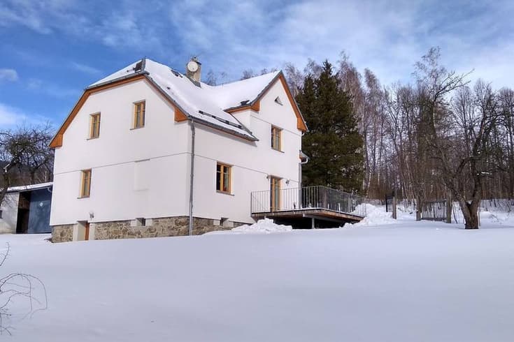 Apartments Na Hájovně in the winter