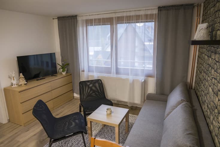 obývací priestor s kuchyňou - Apartamenty Habovka