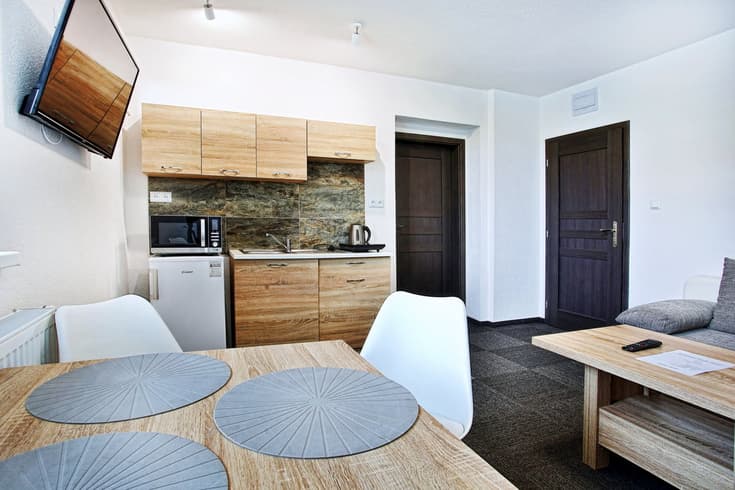 Obyvačka - Apartmány za Rohom