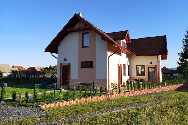 Vila Karoli v zime