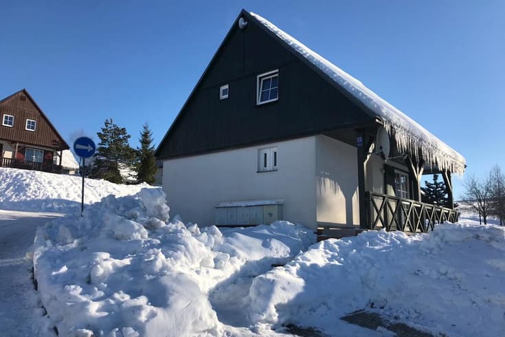 Vila Krkonoše Černý Důl v zimě
