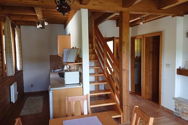 Blockhaus Amálka v Terchovej im Winter
