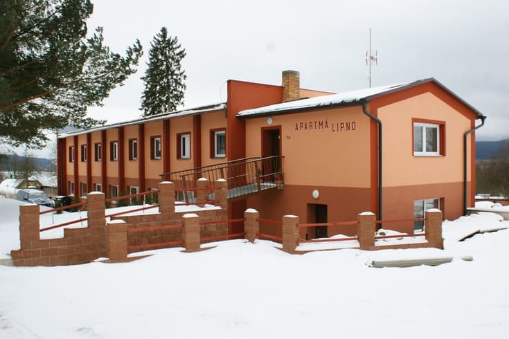 Apartmá Lipno Horní Planá v zimě