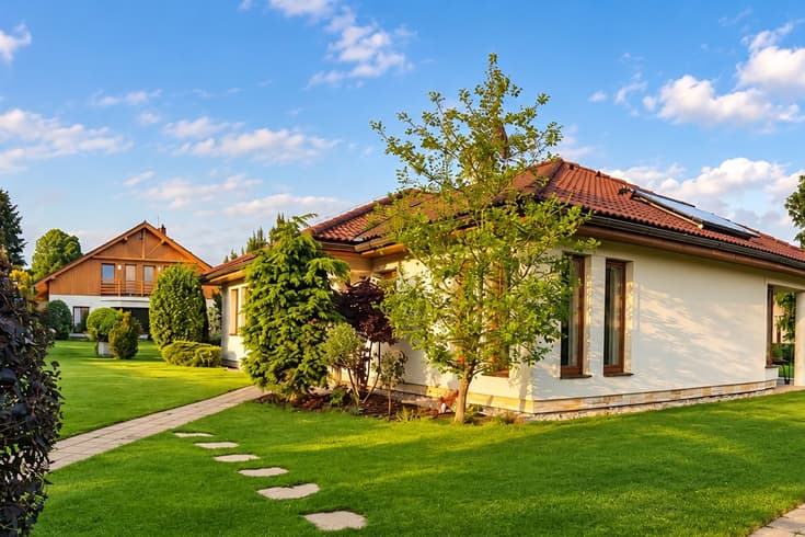 Bungalov Komfort v lete
