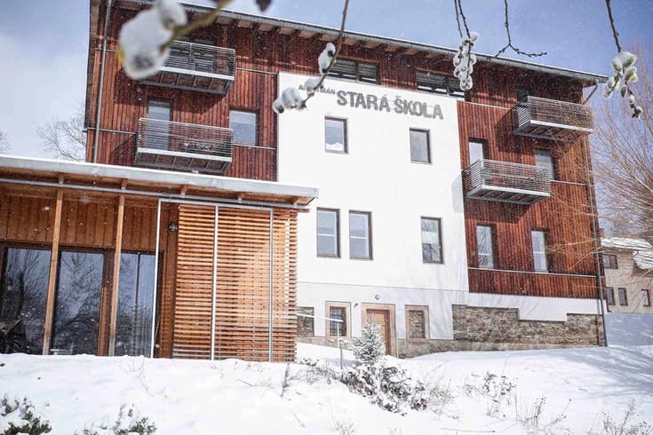 Apartmán Stará Škola v zimě