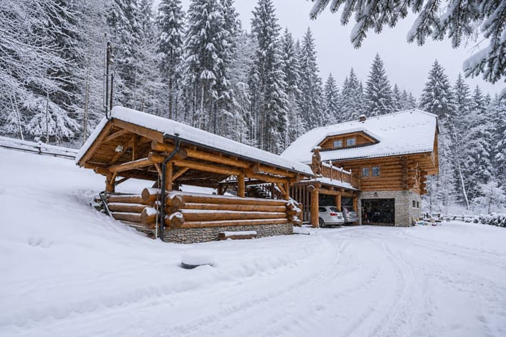 Wellness Zrub Ďurík Bystrá télen