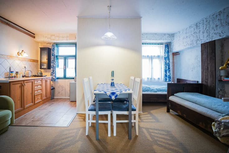 Apartmán na prízemí Štvorlôžkové štúdio s prístelkou - Chalupa Kozí dvor Rohozná