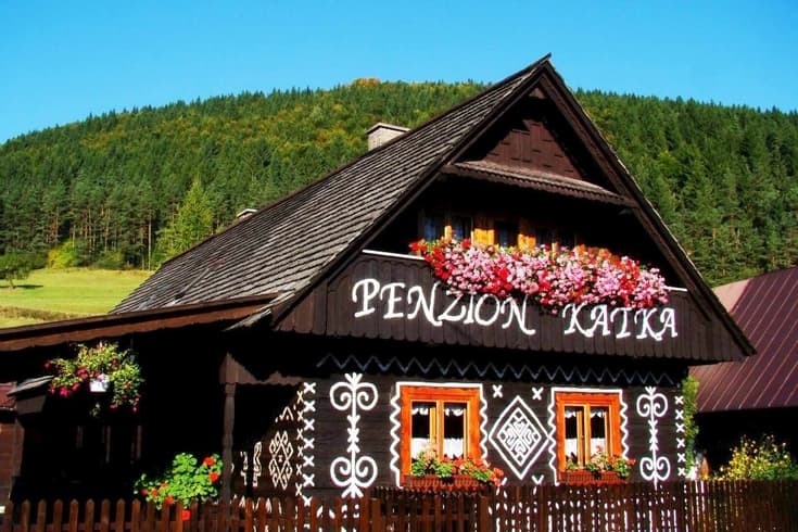 Pension Katka in the summer