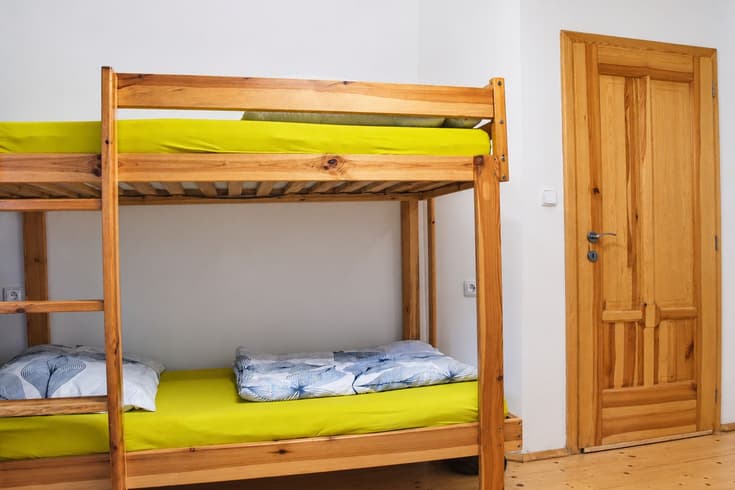 Třílůžkový pokoj s palandou  - Chalupa Škola