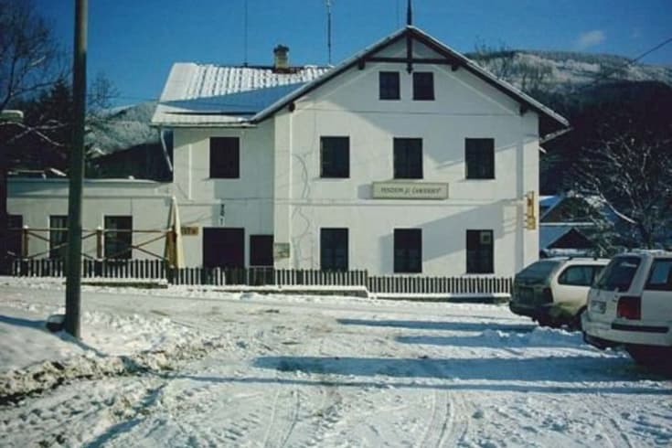 Cottage u Čarodějky in the winter