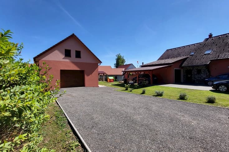 Apartmány u Chmelů Třeboňsko v zimě
