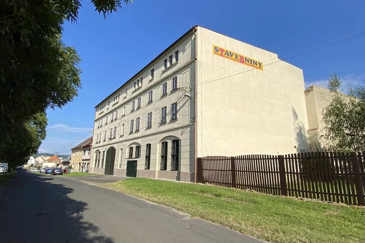 Areál Chmelařství Úštěk v zimě