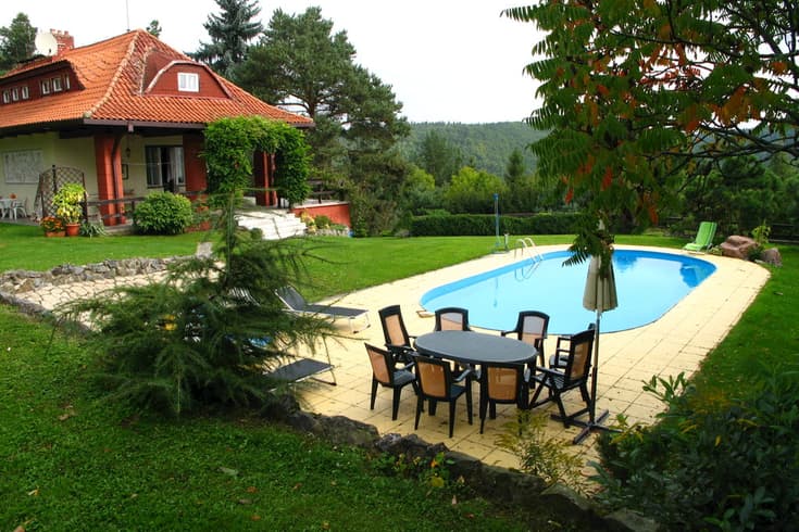 Villa Blanka v létě