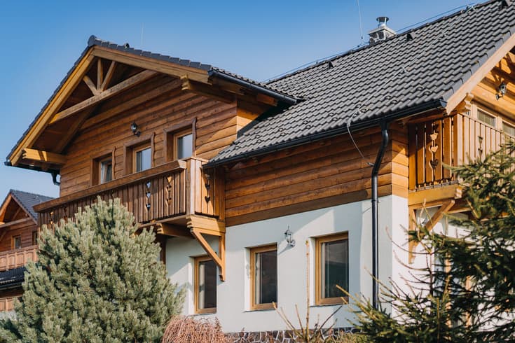 Cottage Ďumbier in the summer