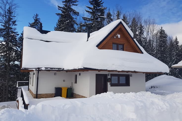 Chata Štvorlístok- 4 samostatné apartmány v zime