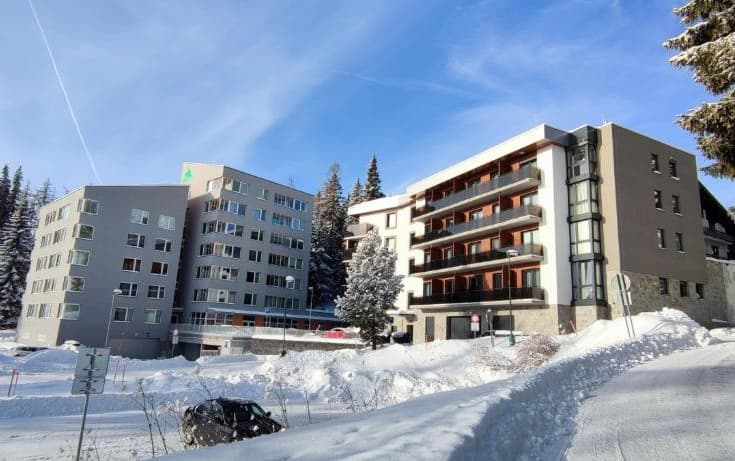 Štrbské Pleso Smrek Penthouse Apartment v zimě