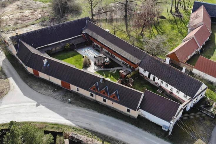 Penzion Jihočeský Statek Třeboňsko v zimě