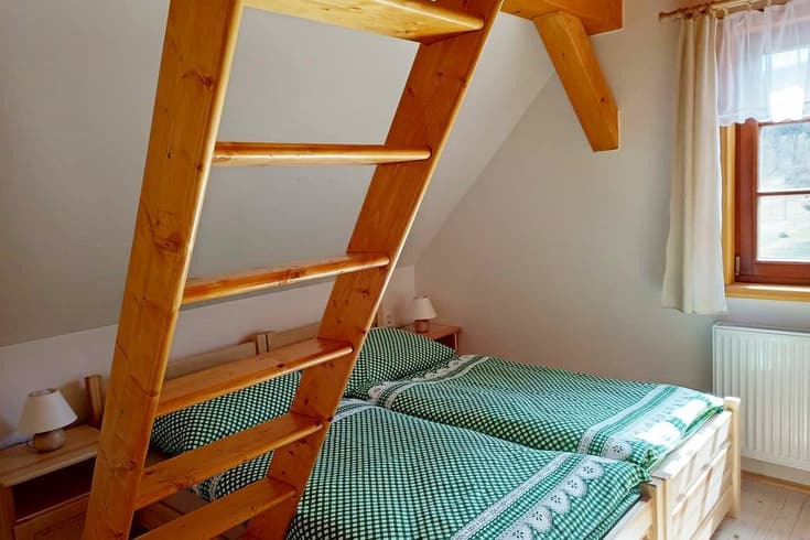 Čtyřlůžkový pokoj Čtyřlůžkový pokoj s 2 přistýlkami - Chalupa Pohoda