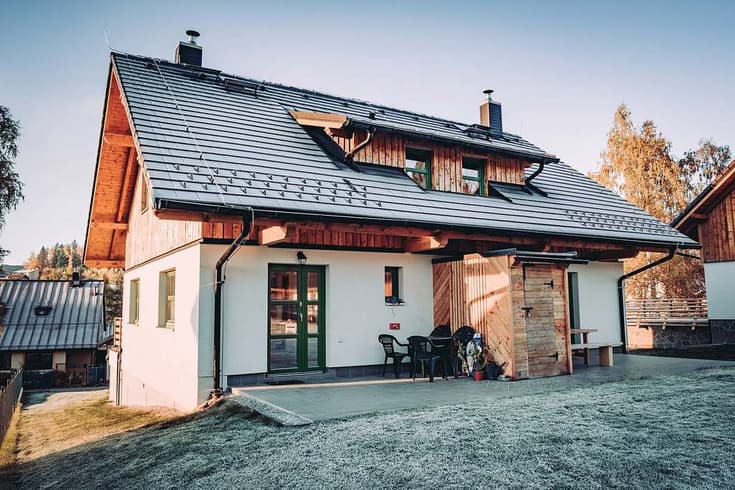 Apartmány Zelený Jelen v zimě