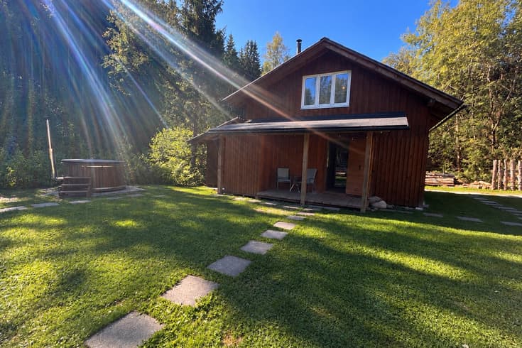Ferienhaus Hájenka im Sommer
