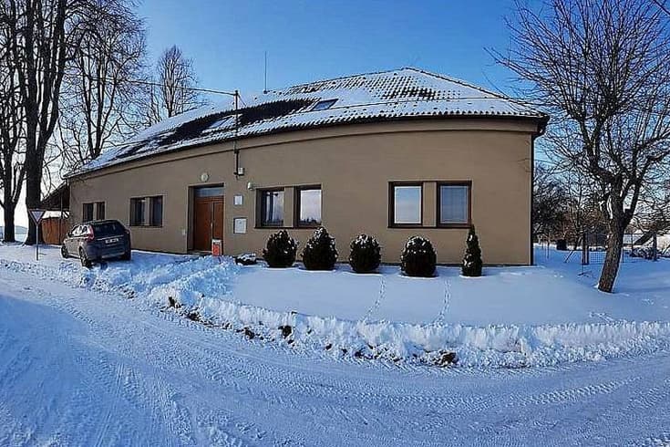 Chalupa k pronájmu Kněževes in the winter