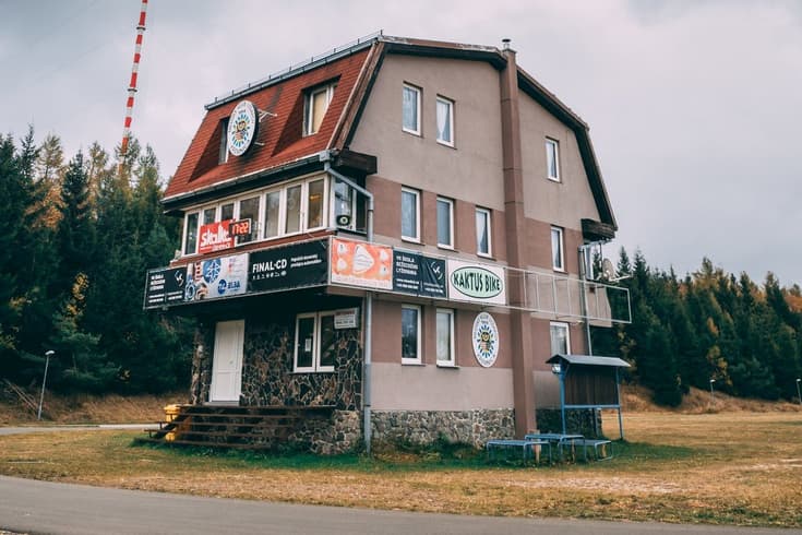 Ferienhaus Skalka veža im Sommer