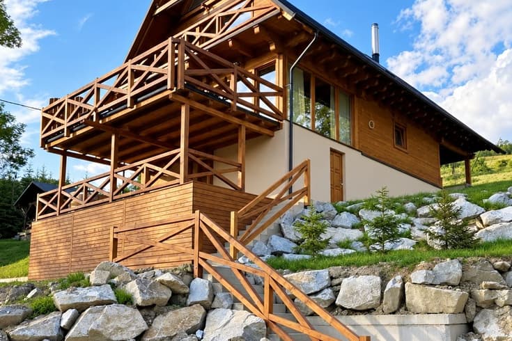 Chalet Grúnik v lete