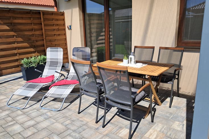 terasa - Apartmány Rubin Nesvady