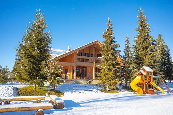 Chalet Bella v zime